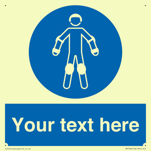 Custom protective roller sport equipment must be worn